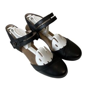 Clarks Collection Jaylan Ray Leather Ankle Strap Sandals Black Square Toe8